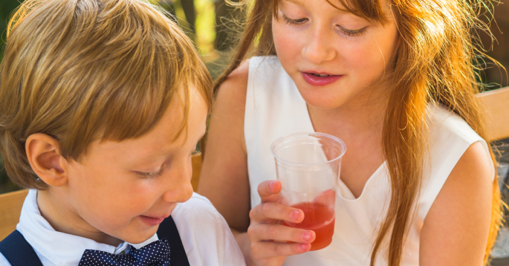 niños en bodas