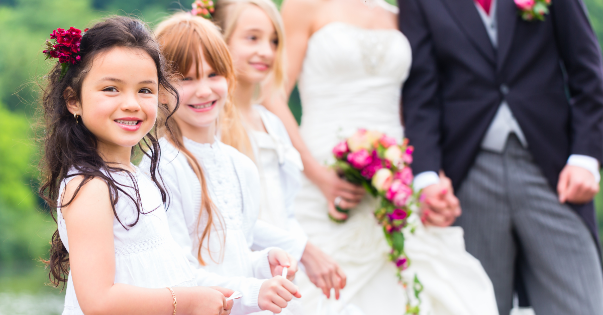 niños en bodas